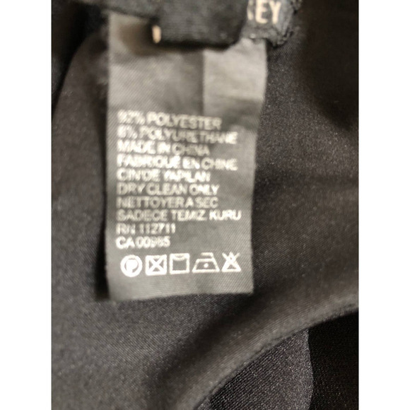 Jay Godfrey Rockefeller Gown Black V-Neck Sleeveless Mesh Side Panels US 4 - Picture 10 of 11